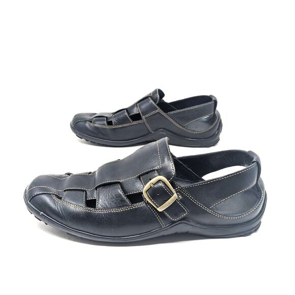Cole Haan Shoes Mens 10 Fisherman Dress Casual Leather Comfort Black Sandals main image 8